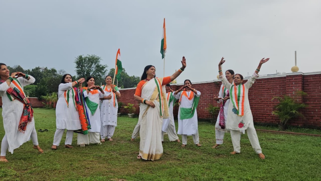 Cultural dance at Oxygen Farms